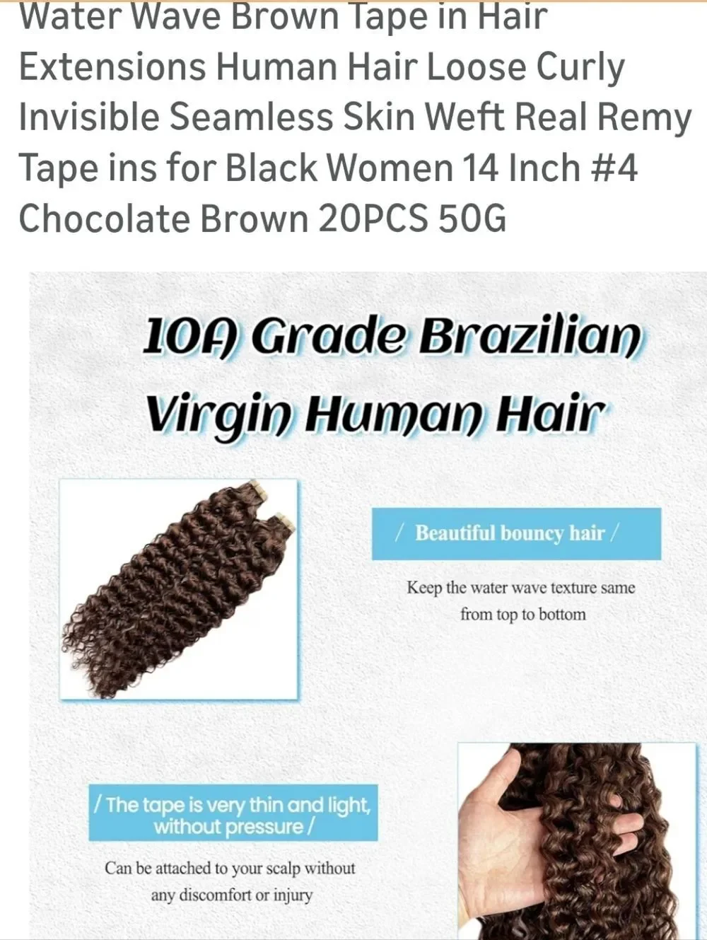 Natural Black with Chocolate Brown Highlight Brazilian Body Wave Hair Extensions